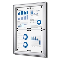 BoardPro whiteboard oppslagsskap - 4xA4