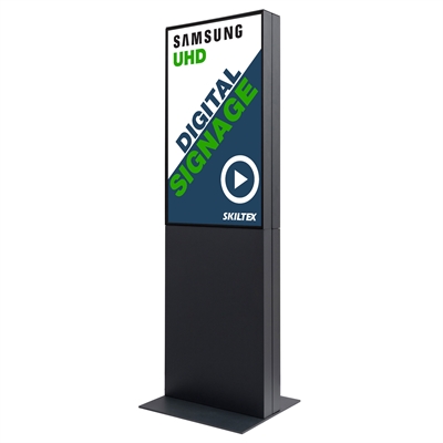 Dobbelsidet Totem Digitalskilt - Svart