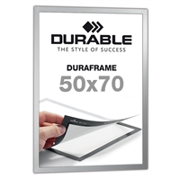 Selvklebende 50x70 cm Magnetramme - Duraframe® Sølv
