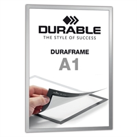Selvklebende A1 Magnetramme - Duraframe® Sølv
