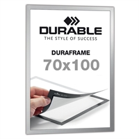 Selvklebende 70x100 cm Magnetramme - Duraframe® Sølv