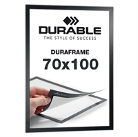 Selvklebende 70x100 cm Magnetramme - Duraframe® Sort