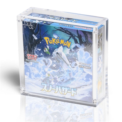 Japansk TCG Booster Box Akryl Displayboks - Premium 6mm