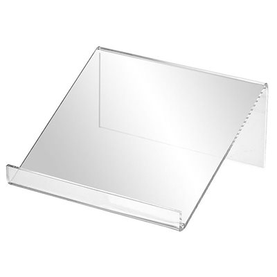 N-Stand produktdisplay produsert av glassklar akryl med polerte kanter.