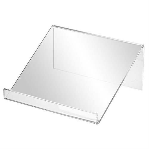 N-Stand produktdisplay produsert av glassklar akryl med polerte kanter.