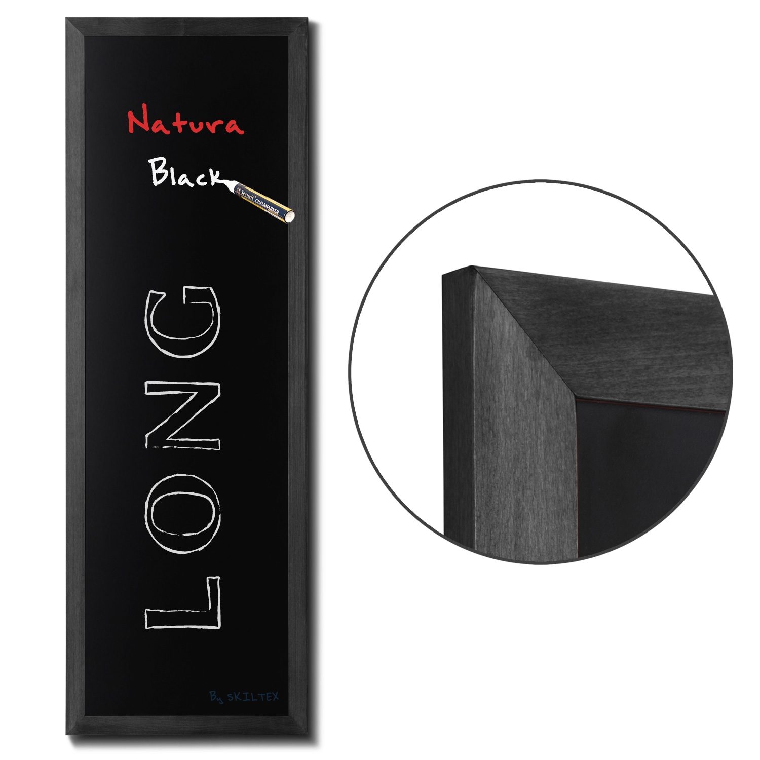 Natura Long sort cafe tavle