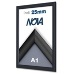 Nova Sort klikkramme med 25 mm profil - A1