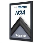 Nova Sort klikkramme med 25 mm profil - 70x100 cm