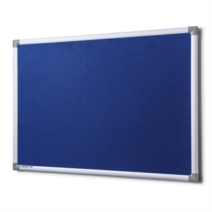 Oppslagstavle blå filt - 90x60 cm