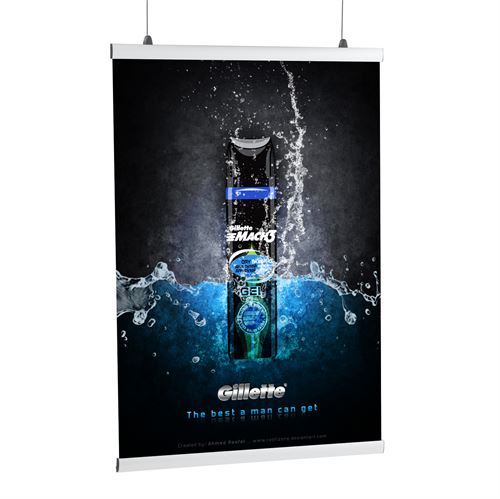 HangPro ekstra sterke posterhenger | A4 - 21 cm 