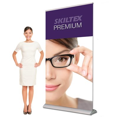 PREMIUM roll up banner - inkl. Trykk - 100 x 200 cm