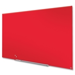 Nobo Widescreen 85" rød glasstavle - 188x106 cm