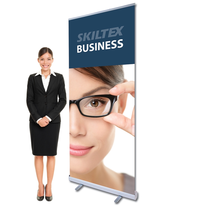 BUSINESS roll up banner inkl. Trykk - 80 x 200 cm