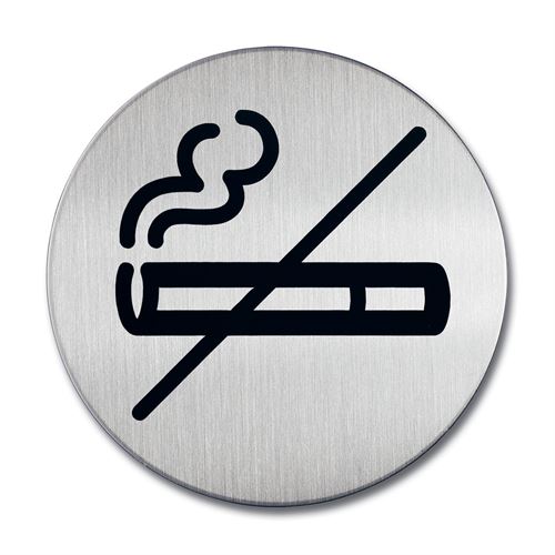 Røyking forbudt skilt - Rundt pictogram