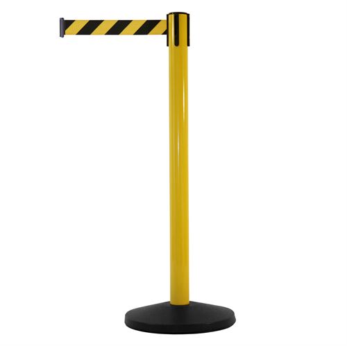 SafetyMaster avsperringsstolpe med bånd