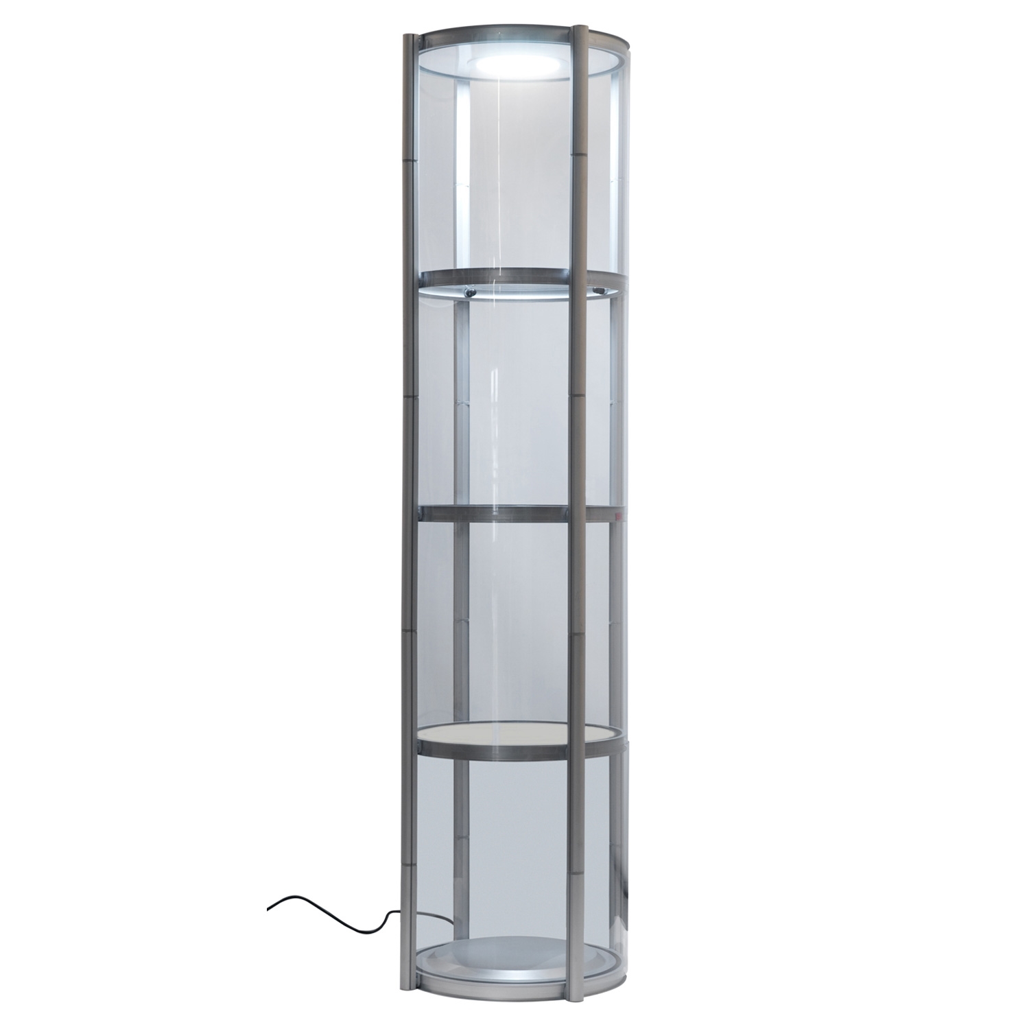 Sammentrekkbar LED varemonter med klare paneler