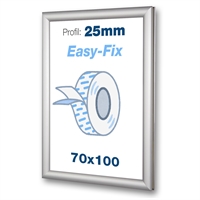 EasyFix Selvklebende klikkrammer med 25mm profil - 70x100 cm