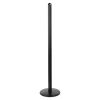 Sort ProStand stolpe med fot - 190 cm