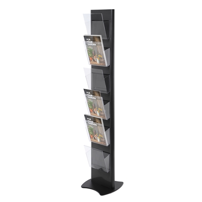 Torre Svart 6xA4 brosjyrestativ