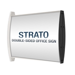 Strato Tosidig Kontor Veggskilt - 148x150mm