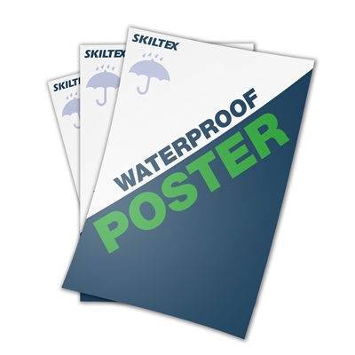 Vannfaste plakater for utendørs bruk inkl. Trykk 
