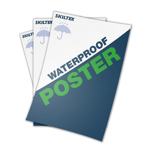 Vannfaste plakater for utendørs bruk inkl. Trykk 