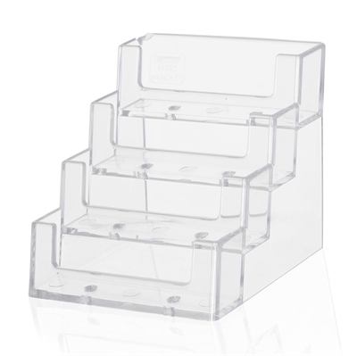 Visittkortholder m/ 4 rom horisontal