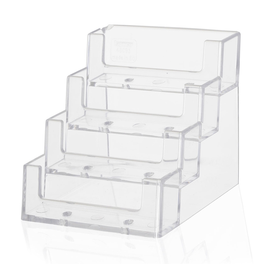 Visittkortholder m/ 4 rom horisontal