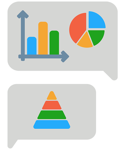 Illustrasjon av datainnsikt og statistikk